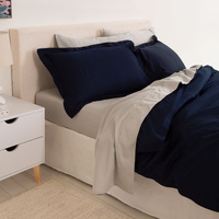 Royal Comfort - Balmain 1000TC Bamboo cotton Quilt Cover Sets (King) - Royal Blue - Model-B0805F