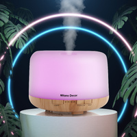 Milano Decor 500ml Aroma Mood Light Diffuser - Light Wood - Model-EF0247