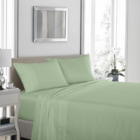 Royal Comfort - 1200TC Ultrasoft 4 Pc Sheet Set - Queen - Sage Green - Model-C3844E