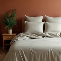 Royal Comfort Blended Bamboo Sheet Oatmeal - King - Model-B2AFA2