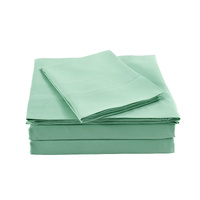 Royal Comfort Bamboo Blended Sheet Set Green Mist - King - Model-9D440B