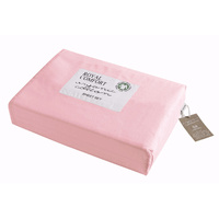 Royal Comfort - 250TC 100% Organic Cotton 4 Piece Sheet Set - Double - Blush - Model-30503B