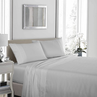 Royal Comfort 1200TC Ultrasoft 4 Piece Sheet Set - King - Silver - Model-AF772E