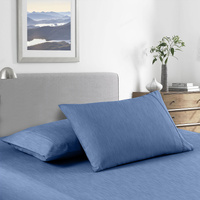 Royal Comfort Bamboo Cooling 2000TC Sheet Set - Double-Denim - Model-215701