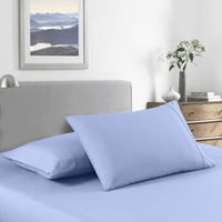 Royal Comfort Bamboo Cooling 2000TC Sheet Set - King Single-Light Blue - Model-29A02E