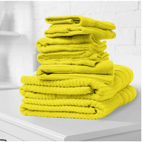 Royal Comfort Eden Egyptian Cotton 600 GSM 8 Piece Towel Pack Yellow - Model-0B076B