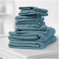 Royal Comfort Eden Egyptian Cotton 600 GSM 8 Piece Towel Pack Turquoise - Model-31E2FA