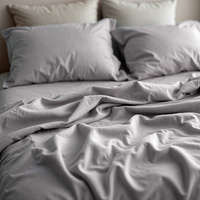 Royal Comfort 1500 TC Cotton Rich Fitted sheet 4 PC Set King-Indigo - Model-E22082