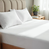 Royal Comfort 1500 TC Cotton Rich Fitted sheet 3 PC Set King-White - Model-E58F75
