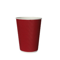 200 Pcs 16oz Disposable Takeaway Coffee Red - Model-FCC937