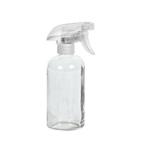4x 500ml Clear Glass Spray Bottles Trigger - Model-0C86EE