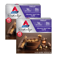 Atkins Peanut Butter Cups 10x17g x2