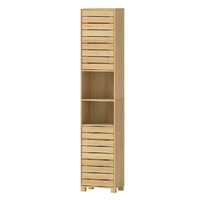 Levede Tall Bathroom Cabinet Storage 165cm Tallboy Adjustable Shelf Cupboard