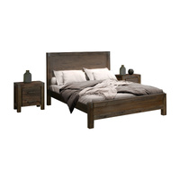 Nowra 5 Pieces Queen Size Bedroom Suite Chocolate Colour