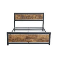 Metal Bed Frame Mattress Base Double - Model-0ECF47