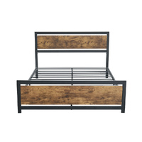 Metal Bed Frame Mattress Base Queen - Model-7E0E98