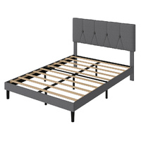 Levede Bed Frame Upholstered Platform Mattress Base Queen