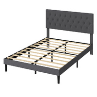 Levede Bed Frame Upholstered Platform Mattress Base Queen