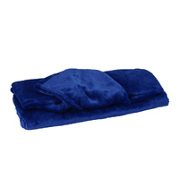 Blanket Hoodie Adult Sweatshirt Navy Blue - Model-C3DFC0