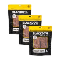 Blackdog Chicken Jerky Straps 800g x 3pk