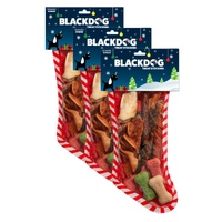 3x Blackdog 15pc Christmas Stocking