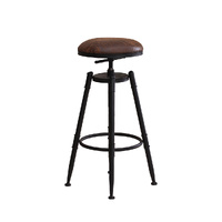 2x Industrial Bar Stools Kitchen - Model-D50642