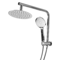 Shower Head High Pressure Set Rain Round Silver - Model-8438F0