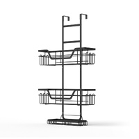 Artiss 3 Tier Over The Door Shower Caddy Hanging Bathroom Storage Organizer