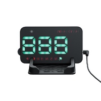Giantz Universal Car Digital GPS Speedometer HUD Display Overspeed Warning Alarm 2 Modes