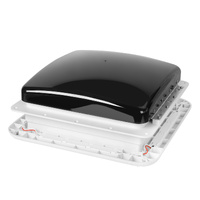 Caravan Roof  Vent Hatch RV Shower Air Exhaust 12V Fan LED Light Trailer - Model-32A8C4