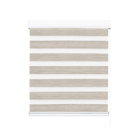Blackout Zebra Roller Blind Curtains 150x210 Beige - Model-33D7F2