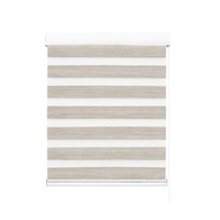 Blackout Zebra Roller Blind Curtains 90x210 Beige - Model-84EC7C