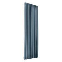 2XBlockout Curtains Chenille 132x250 Blue - Model-BE4C9D