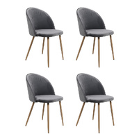 Levede 4x Dining Chairs Seat French Grey