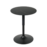 Bar Table Swivel Gas Lift Counter Black - Model-CDF05B