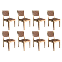 Levede Dining Chairs Accent Chair Lounge x8