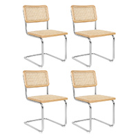 Levede 4x Rattan Chair Dining Chairs