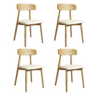 Levede 4x Dining Chairs Kitchen Chair