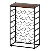 Levede 30 Bottles Wine Rack 6 Tiers Wine Shelves Holder