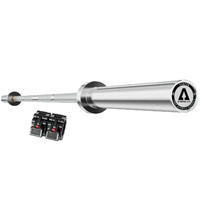 ATHENA200 7ft 15kg Womens' Olympic Barbell with Lockjaw Collars