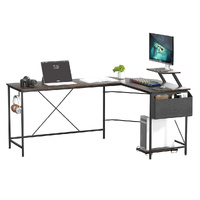 Computer Desk Corner Desk Brown - Model-E4717C