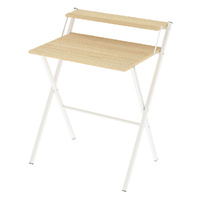 Levede Foldable Computer Desk Office Study Desk Oak
