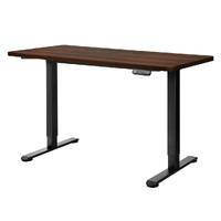 Motorised Standing Desk Adjustable 140cm Walnut 1000x 1MM - Model-CC683D