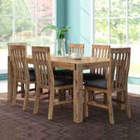 Nowra 9 Pieces Dining Set Oak Colour