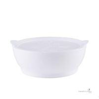 Kids Spill-Proof Anti-Slip Bowl Stage 3 12oz | Single Pack with Lid White - Model-FBA4D6