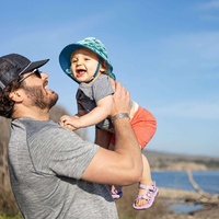 Sunday Afternoon Infant Sun Sprout Hat UPF50+ | Little Fishies Baby (6-12mth) - Model-1615CA
