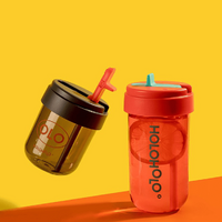 Heat-Resistant Reusable Coffee Cup Grey 300ml - Model-ECB6B3