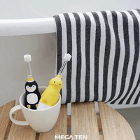 360-Degree Kids Electric Toothbrush with LED Light 4Yrs+ Black Cat - Model-A5CA08