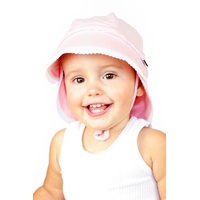 Bedhead Legionnaire Hat - Ruffle Trim 'Blush? M - Model-EDB473