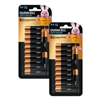 2x Duracell Optimum AA Batteries 12pk